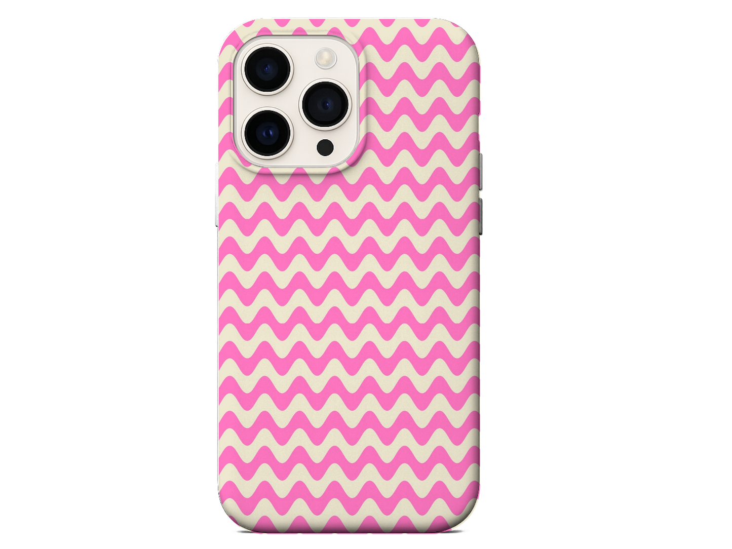 Pink Waves Interchangeable Plate