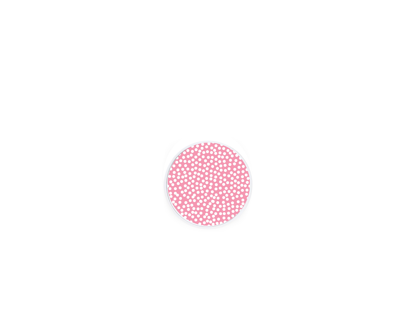 Light Pink Polka Dot MagSafe PopGrip