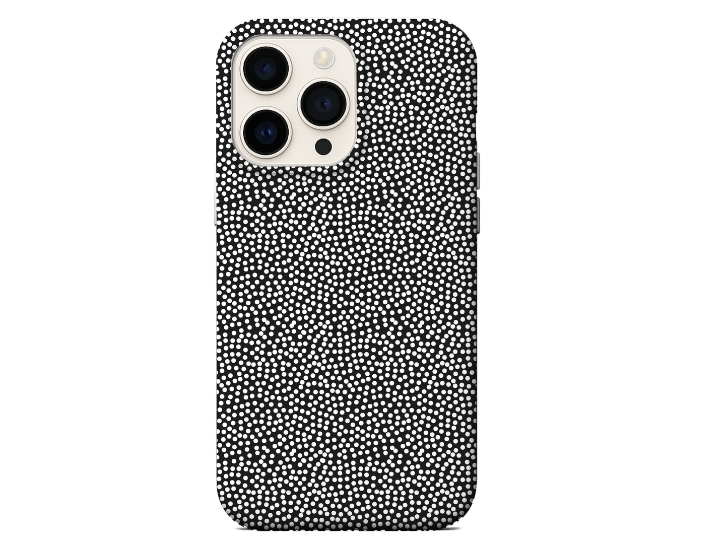 Black Polka Dot Interchangeable Plate