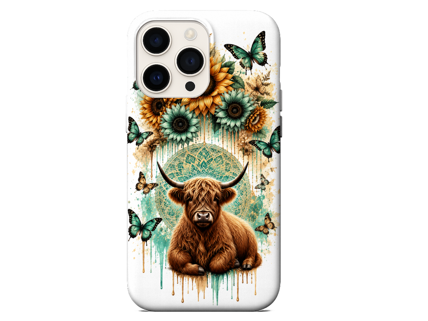 Highland Cow Interchangeable Plate