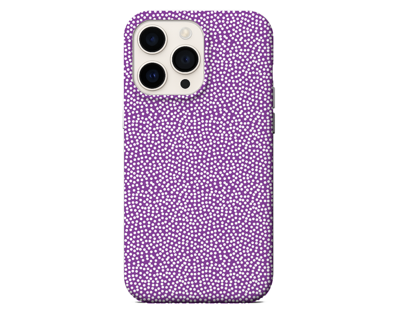 Purple Polka Dot Interchangeable Plate