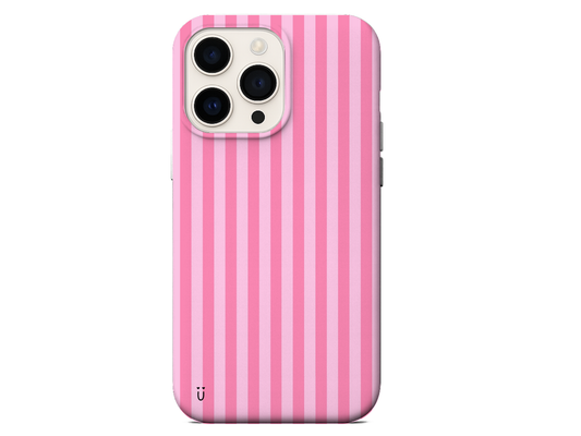 Pink Sugar Stripes Interchangeable Plate