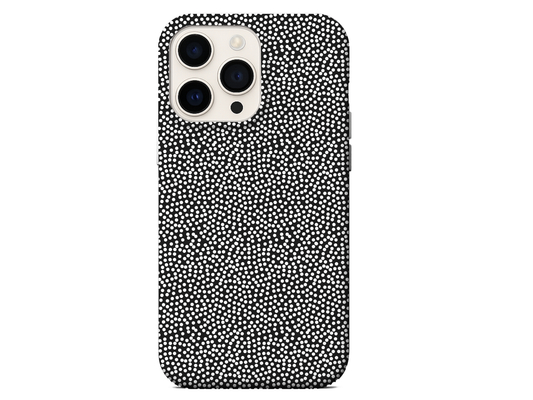 Black Polka Dot Interchangeable Plate