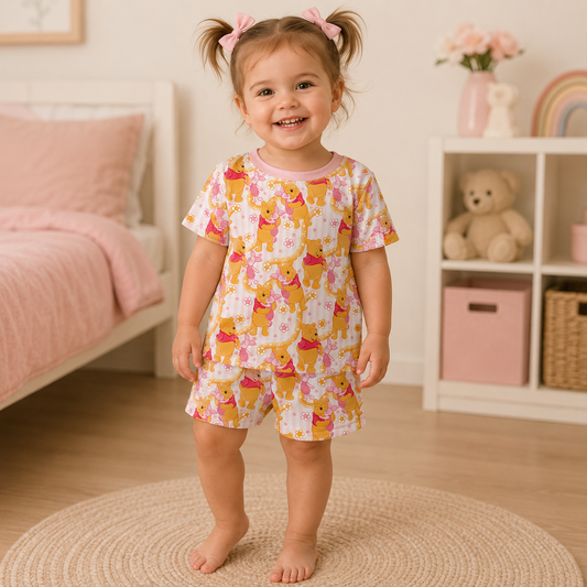 Honey & Hungs Bamboo Summer Pyjamas (PRE-ORDER ARRIVING MID AUGUST)