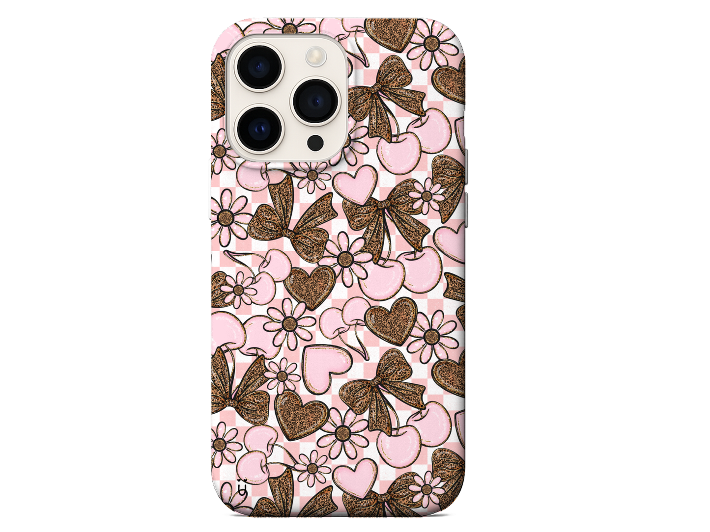 Blush Bow Interchangeable Plate